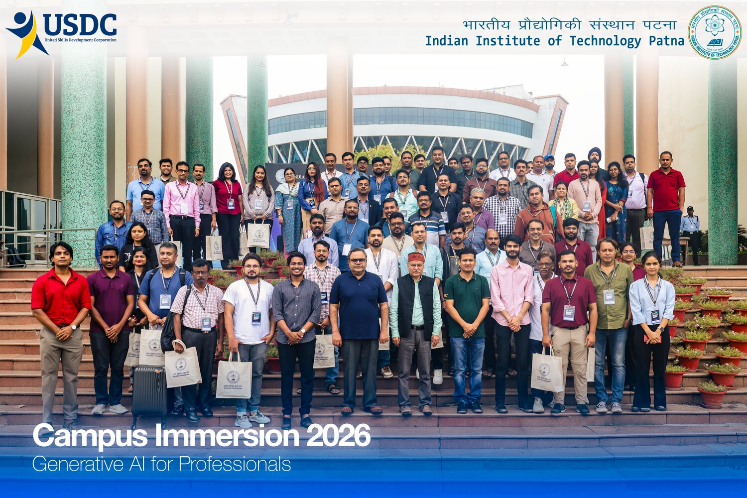 Professionals at the IIT Patna Generative AI programme